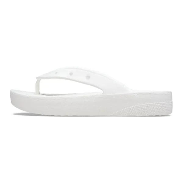 כפכפי אצבע פלטפורמה לנשים קרוקס Crocs 207714-100 Classic Platform Flip
