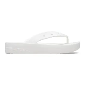 כפכפי אצבע פלטפורמה לנשים קרוקס Crocs 207714-100 Classic Platform Flip