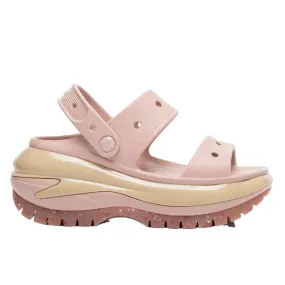סנדלי קרוקס פלטפורמה במהדורה מיוחדת Crocs Classic Mega Crush Sandal Pink Clay 207989-6TY