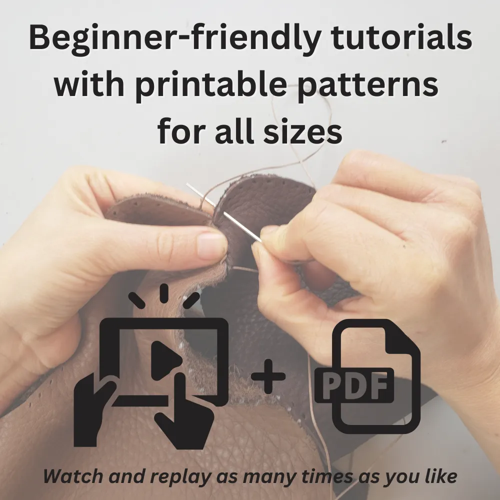 2 VIDEO & PDF Tutorials with Printable Patterns - Promotional Bundle
