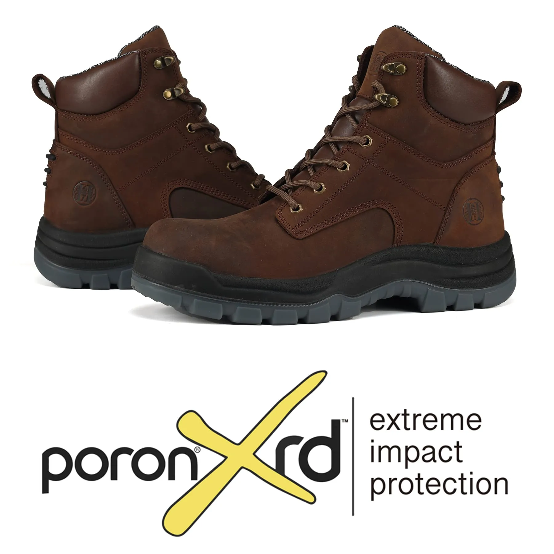 80N01BN/81N01BN Men's 6" Soft Toe / Composite Toe Slip Resistant Water Resistant Anti-puncture Work Boots Durable