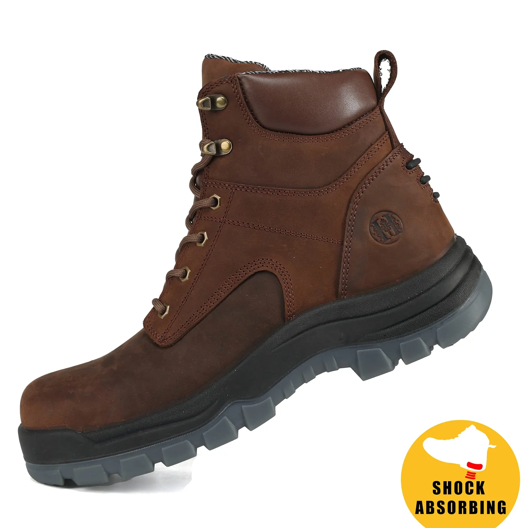 80N01BN/81N01BN Men's 6" Soft Toe / Composite Toe Slip Resistant Water Resistant Anti-puncture Work Boots Durable