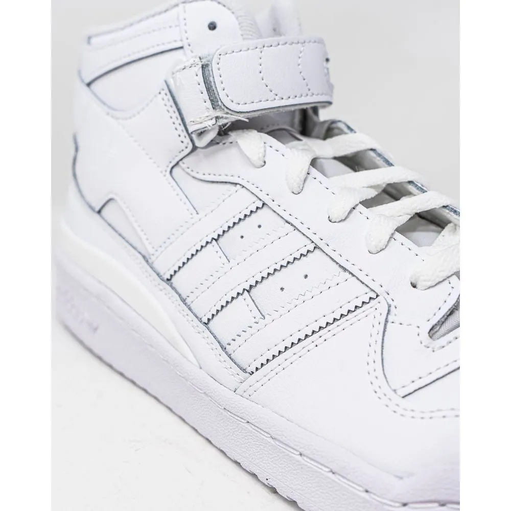 Adidas White Polyethylene Sneakers