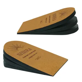 Adjustable Heel Lifts for Shoes, 1/4'' Height Increase Insoles for Achilles Tendonitis, Heel Pain, Leg Length Discrepancy, Plantar Fasciitis, Shoe Lifts (Medium (Pack of 2), Brown) Medium (Pack of 2)