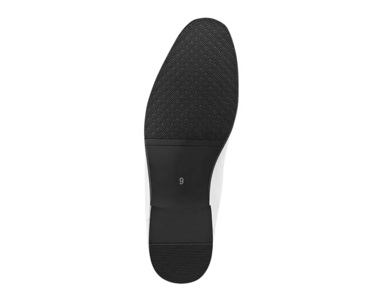 Amali Marco White Men’s Vegan Leather Loafers