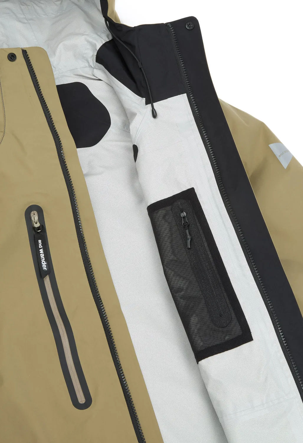 and Wander 2.5L Hiker Rain Jacket - Beige