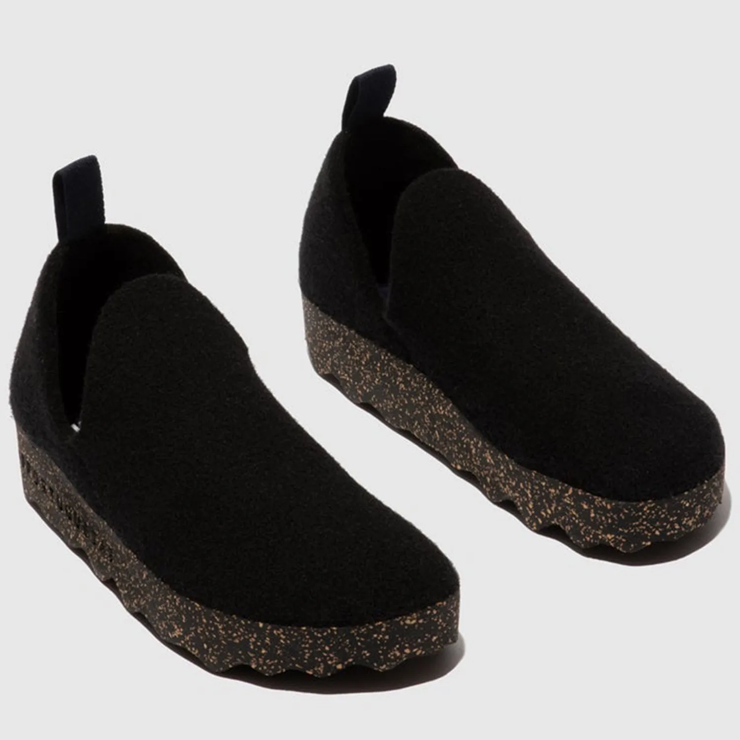 Asportuguesas Men SHOES ROUND TOE MULES COME - BLACK