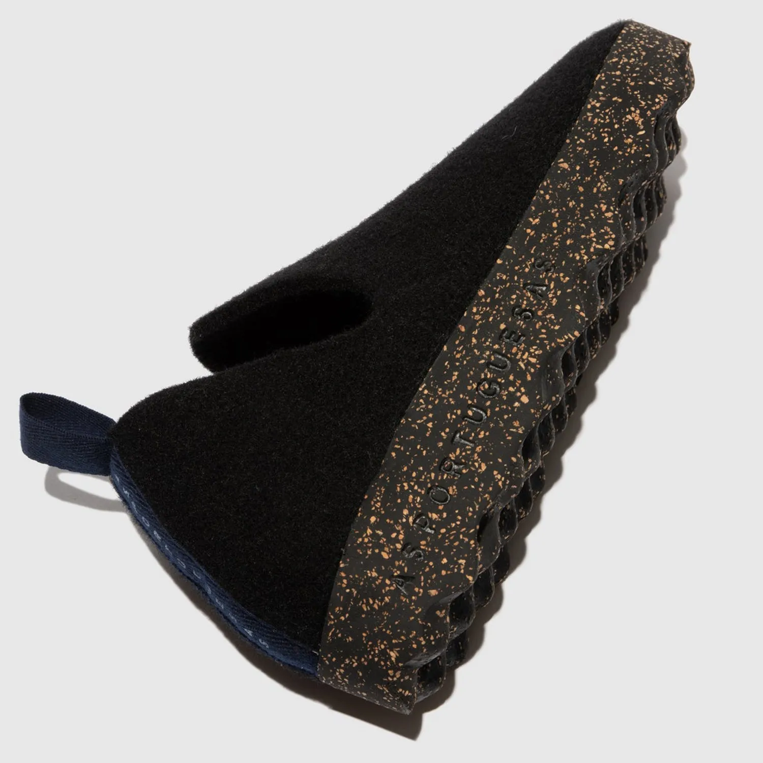 Asportuguesas Men SHOES ROUND TOE MULES COME - BLACK