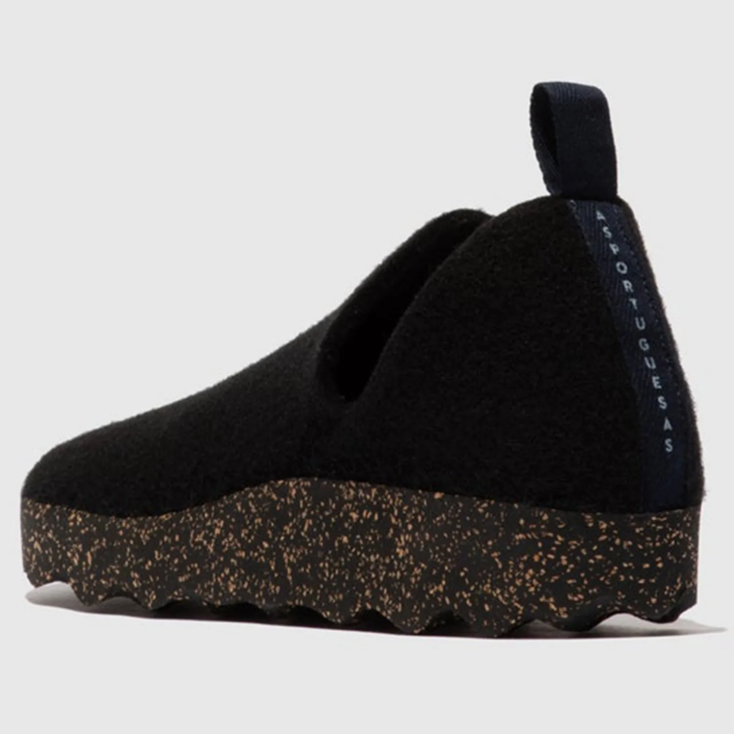 Asportuguesas Men SHOES ROUND TOE MULES COME - BLACK
