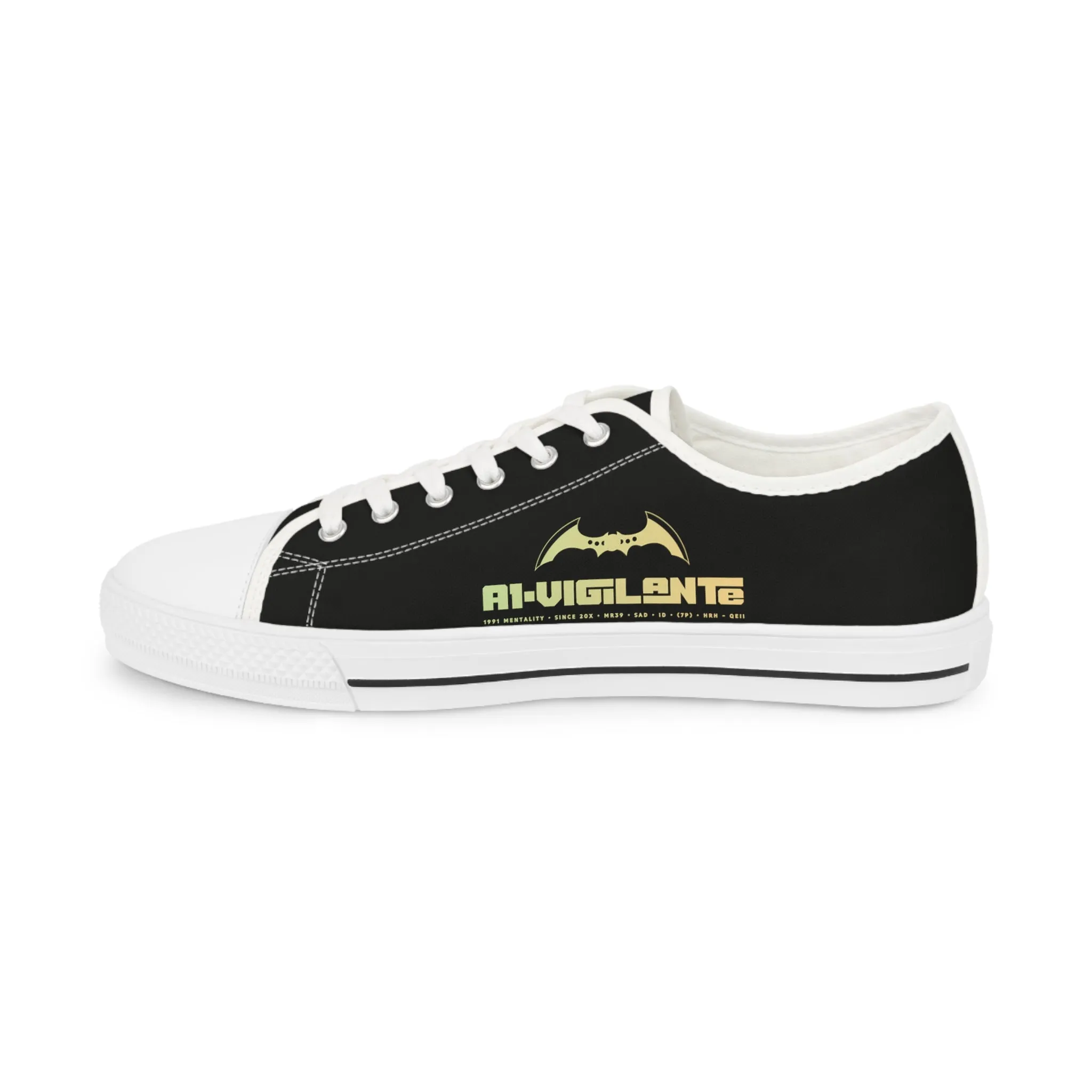 Black  A1-Vigilante  Men's Low Top Sneakers