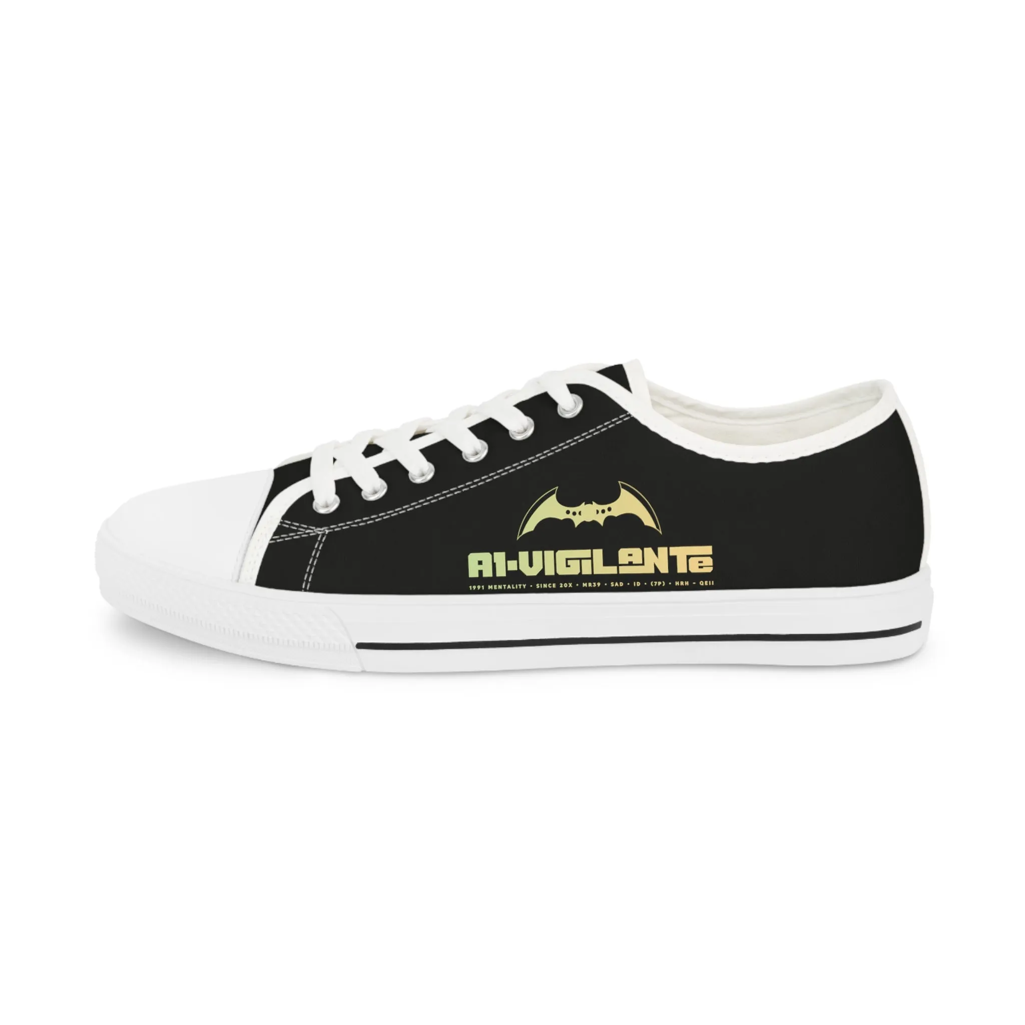 Black  A1-Vigilante  Men's Low Top Sneakers