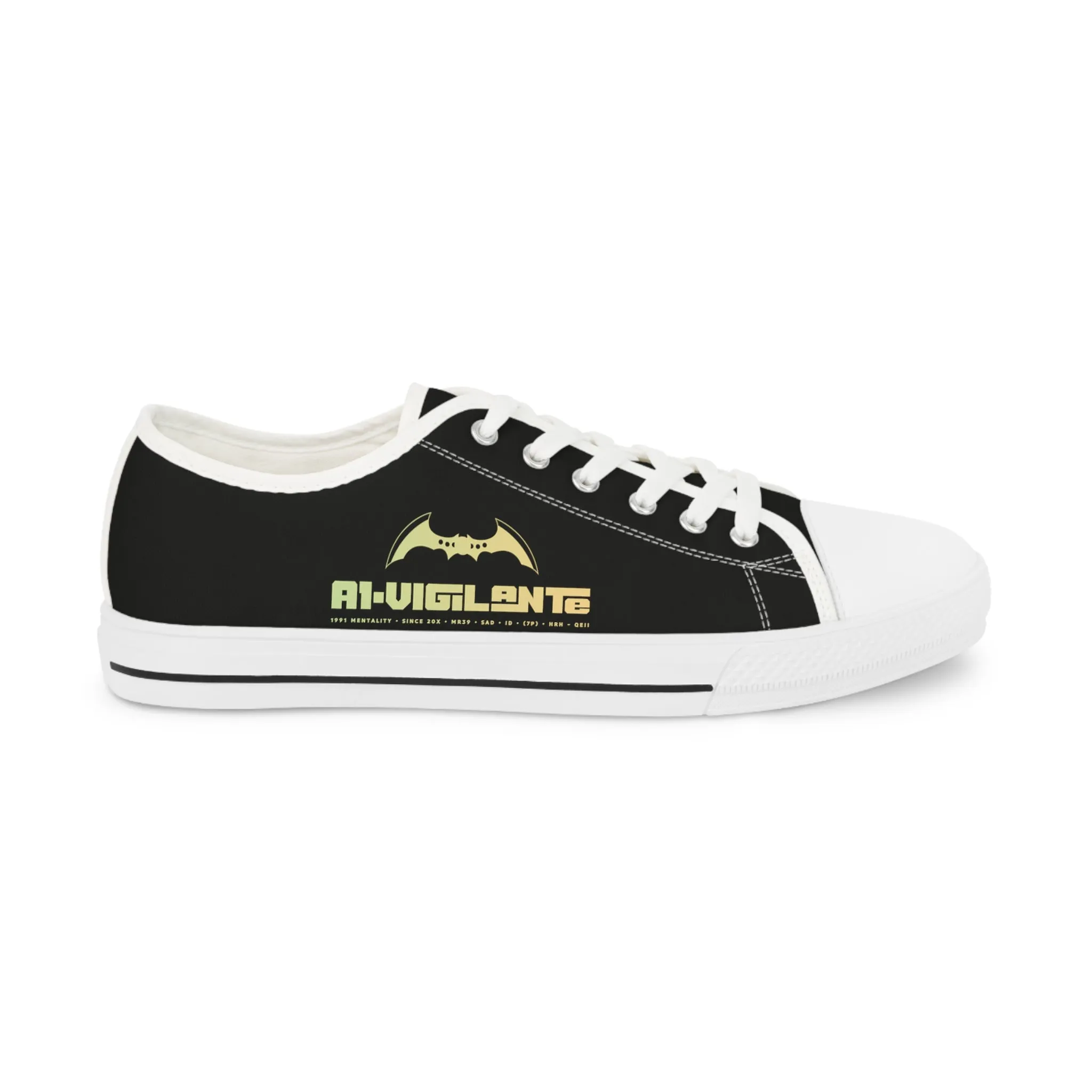 Black  A1-Vigilante  Men's Low Top Sneakers