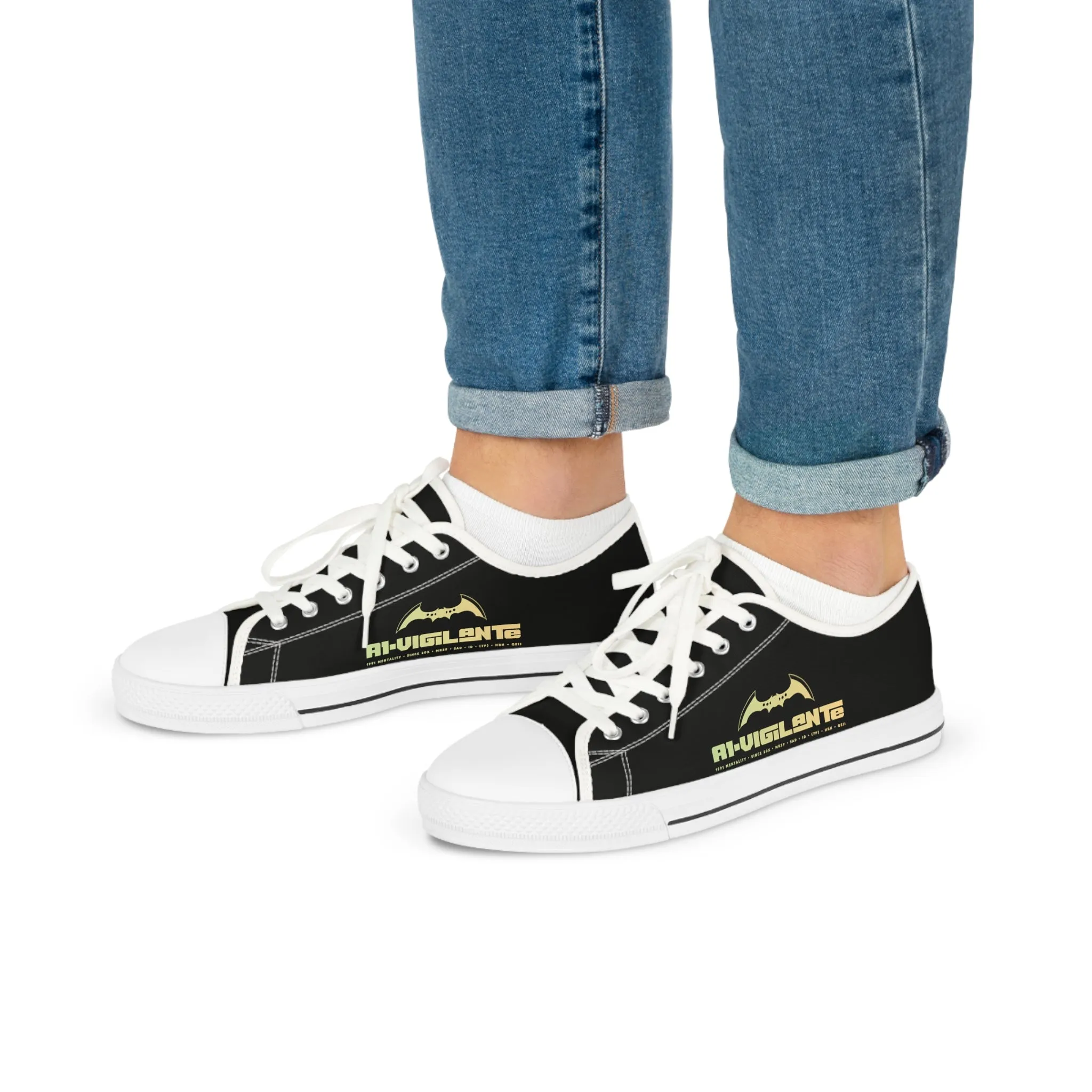 Black  A1-Vigilante  Men's Low Top Sneakers