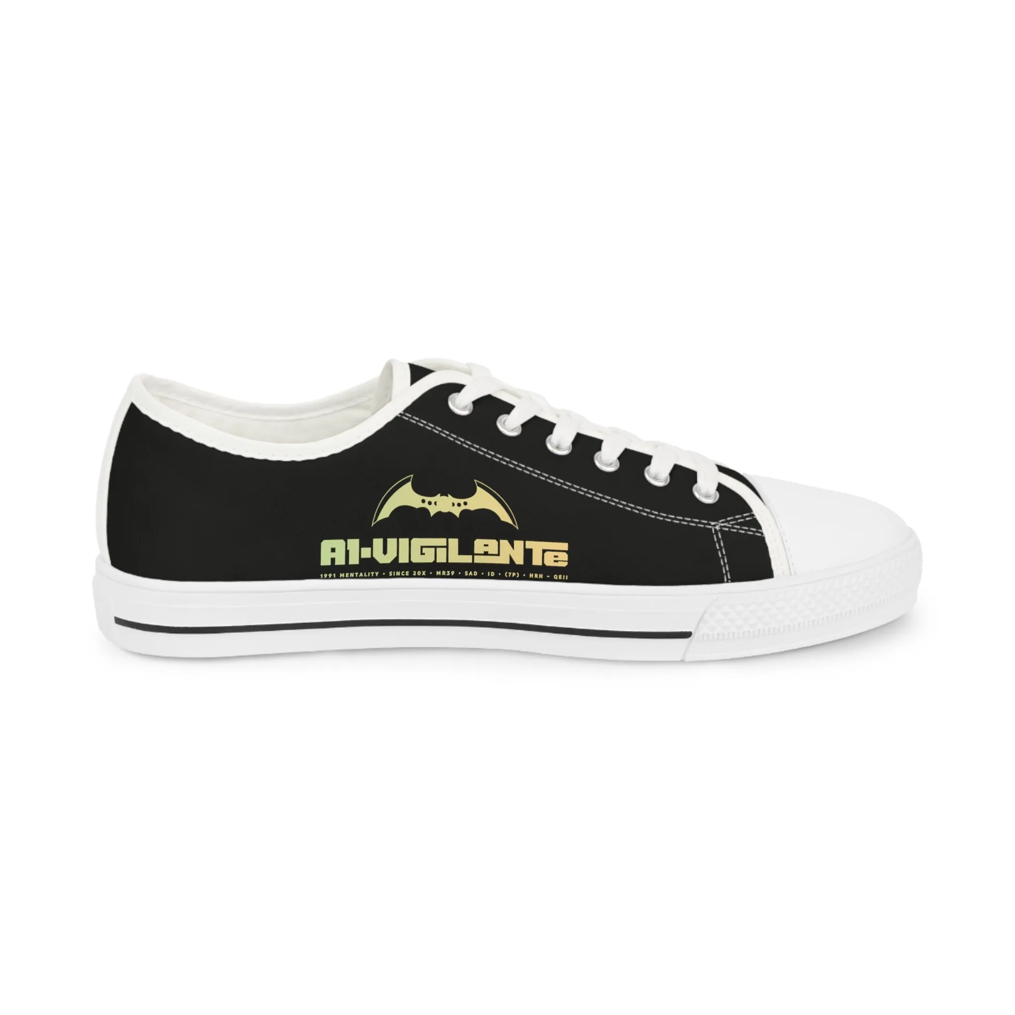 Black  A1-Vigilante  Men's Low Top Sneakers