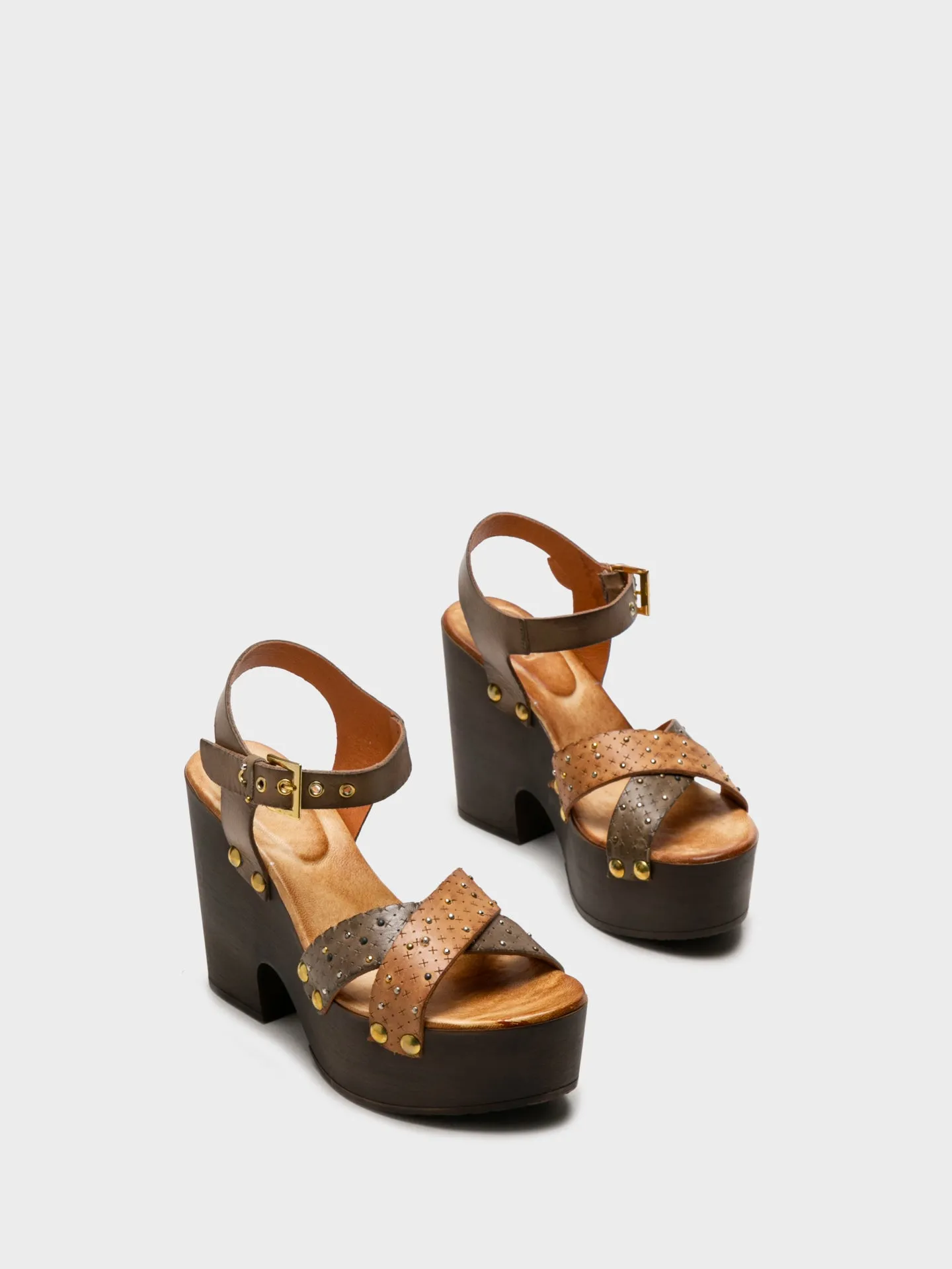 BlanchedAlmond	 Heel Sandals