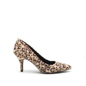 Camel Leopard Heel
