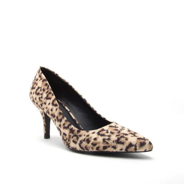 Camel Leopard Heel