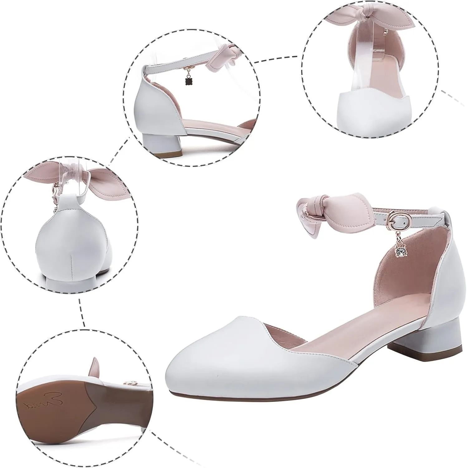 Children Shoes Thick Heels Sandals Wrapped Feet Single Shoes Fashionable Bow Sandals Kid Slippers Slipper for Girls