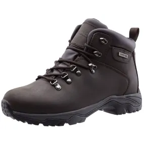 Cotswold Nebraska Dark Brown Mens Leather Hikers