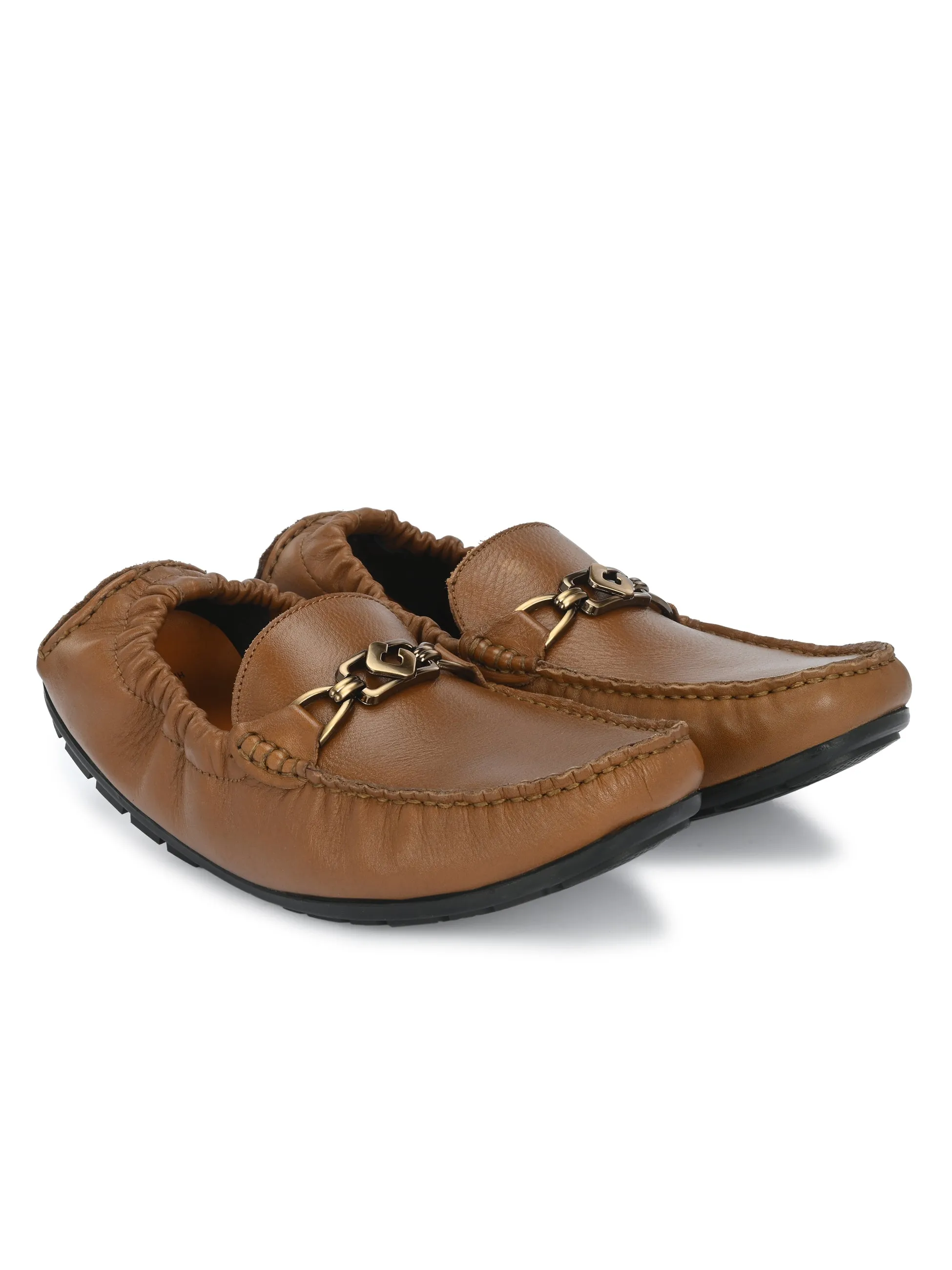 Egoss Gold Ultimate Socks Loafers For Men