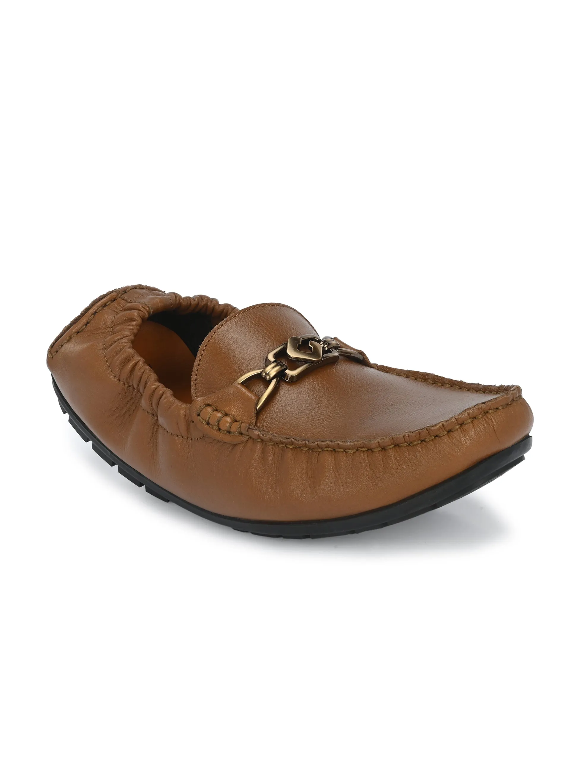 Egoss Gold Ultimate Socks Loafers For Men