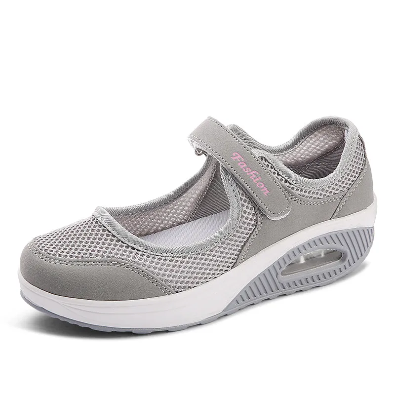 Fashionable Mesh Breathable Lightweight Women's Casual Sports Shoes