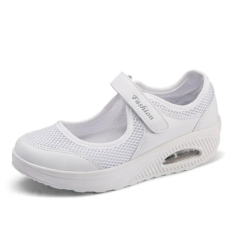 Fashionable Mesh Breathable Lightweight Women's Casual Sports Shoes