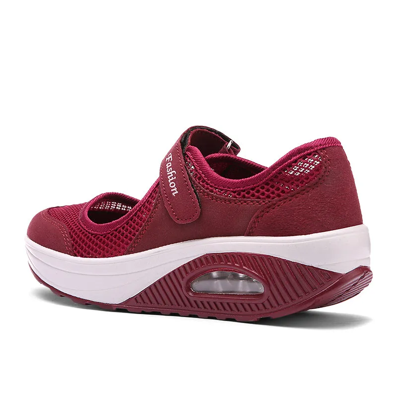 Fashionable Mesh Breathable Lightweight Women's Casual Sports Shoes