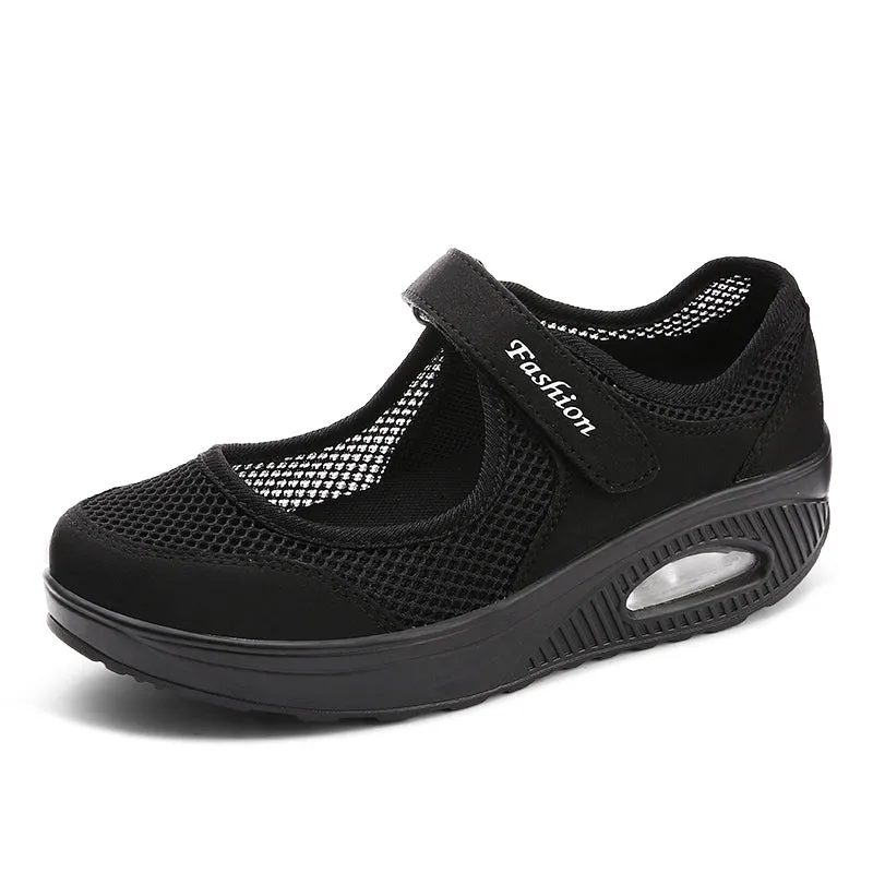 Fashionable Mesh Breathable Lightweight Women's Casual Sports Shoes