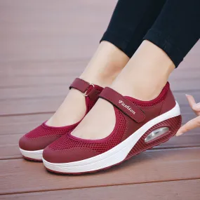 Fashionable Mesh Breathable Lightweight Women's Casual Sports Shoes
