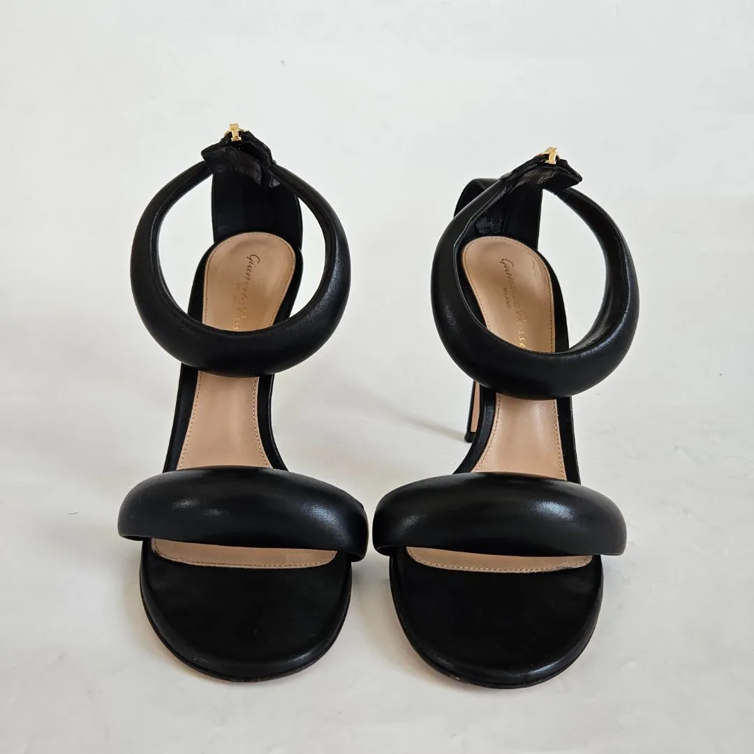 Gianvito Rossi Bijoux High Heel Sandals In Black Leather, 39