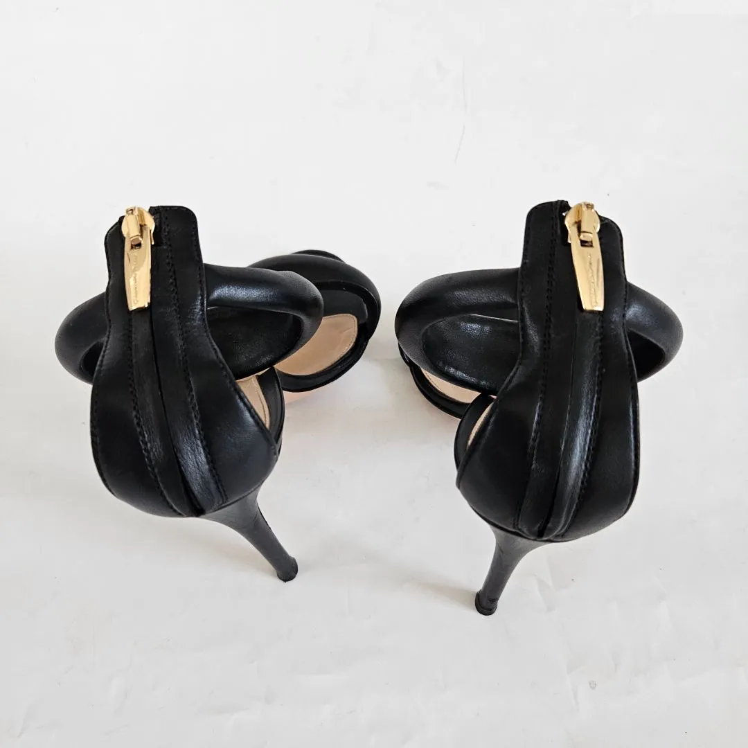 Gianvito Rossi Bijoux High Heel Sandals In Black Leather, 39