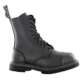Grinders Stag Cs Derby Black Unisex Ankle Steel Toe Boots