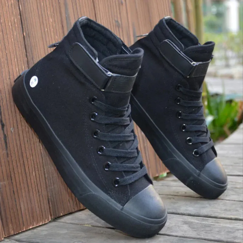 High Top Canvas for Men-Fashion Breathable Sneakers-Casual Men's Shoe