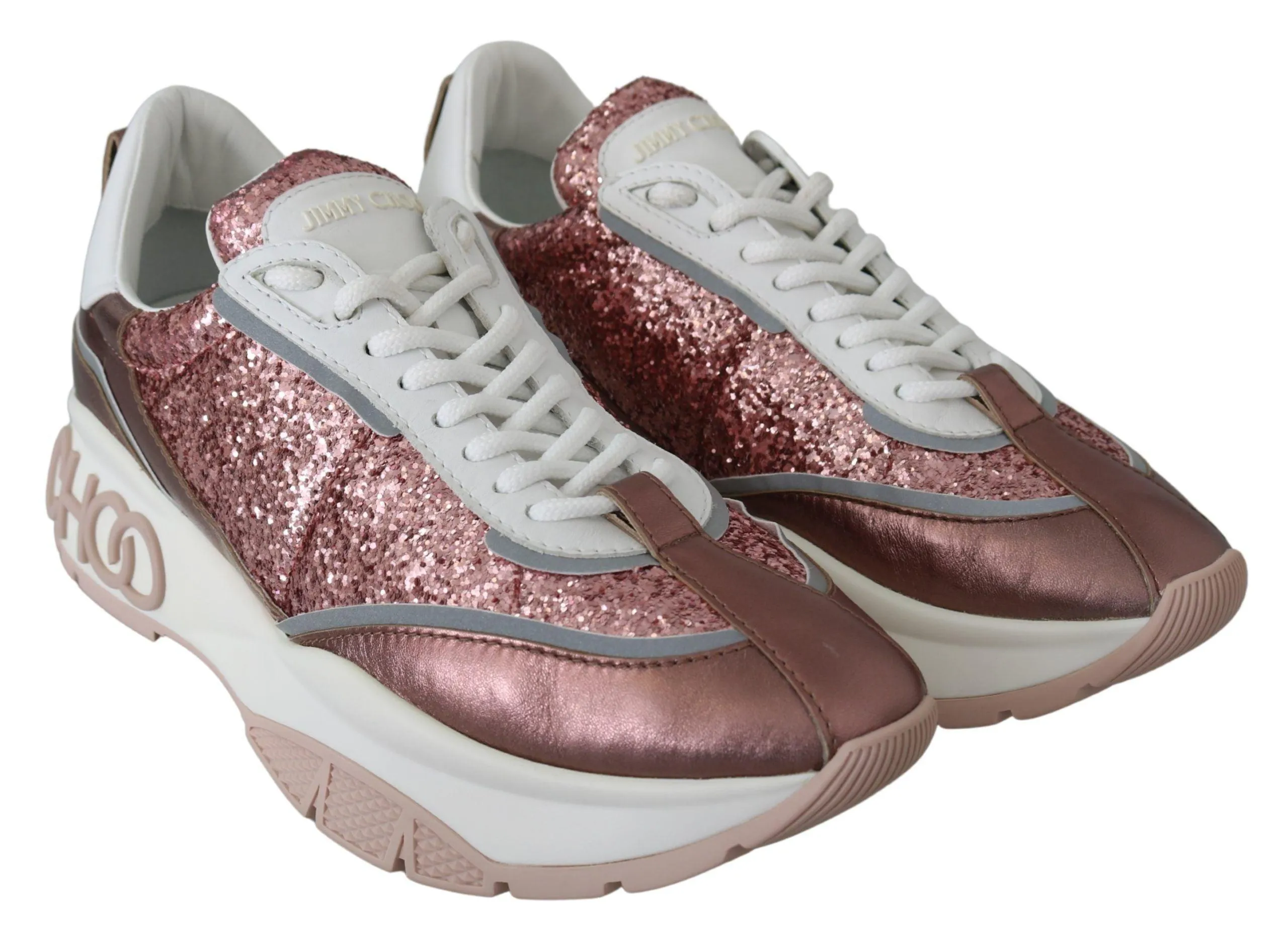 Jimmy Choo Candyfloss Glitter Sneakers Euphoria