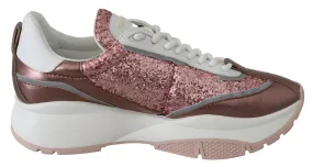 Jimmy Choo Candyfloss Glitter Sneakers Euphoria