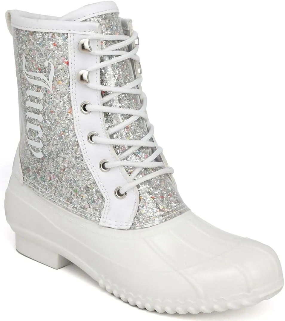 Juicy Couture Women's Waterproof Insulated Duck Boots  Winter Snow Boots with Durable Shell - Talos