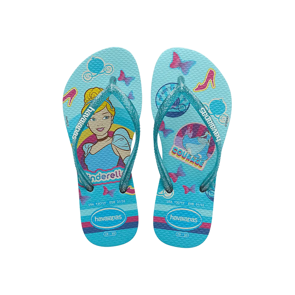 Kids Slim Princess Flip Flops