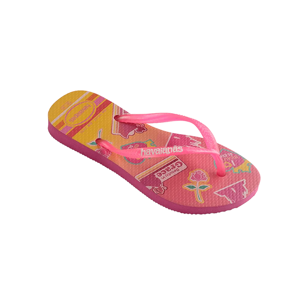 Kids Slim Princess Flip Flops