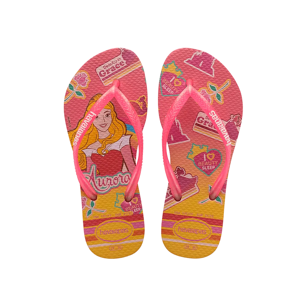 Kids Slim Princess Flip Flops