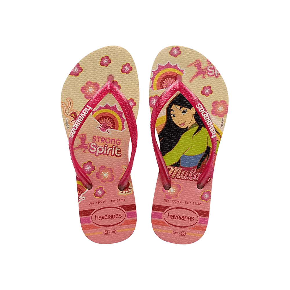 Kids Slim Princess Flip Flops