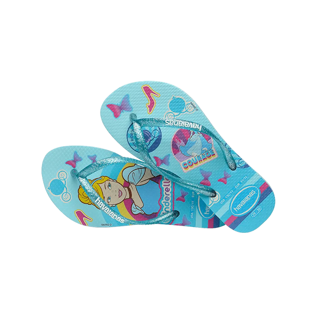 Kids Slim Princess Flip Flops
