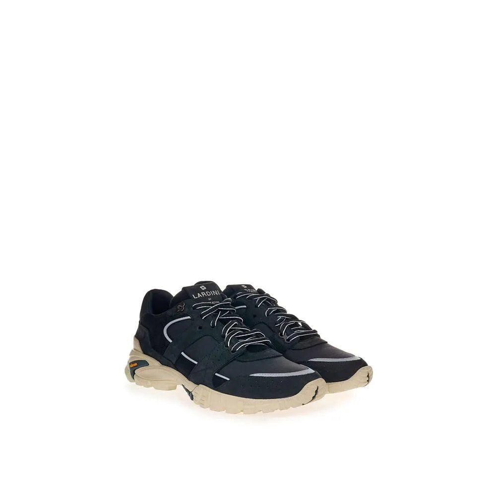 Lardini Black Suede Sneakers