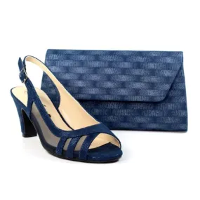 Lunar Audrina Elegance Sling Back Navy Shoe