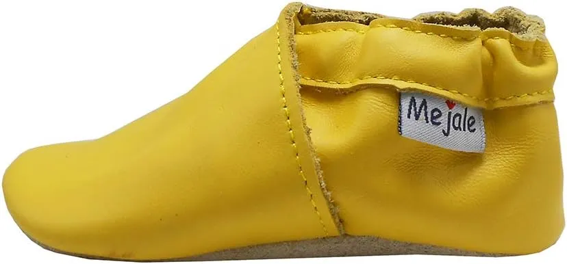 Mejale Baby Leather Shoes Infant Toddler Soft Sole Moccasins Shoes Boys Girls Pre-Walkers