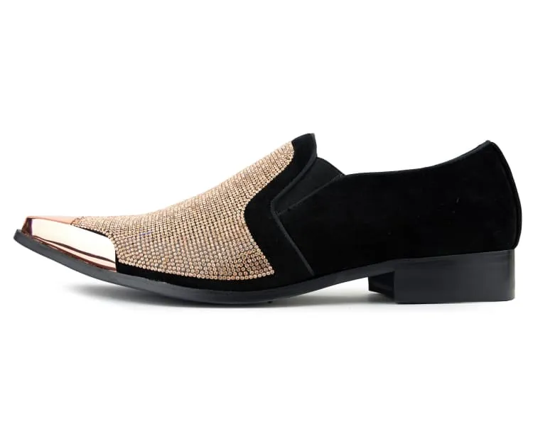 Men Dress Shoes-Dezzy Rose Gold