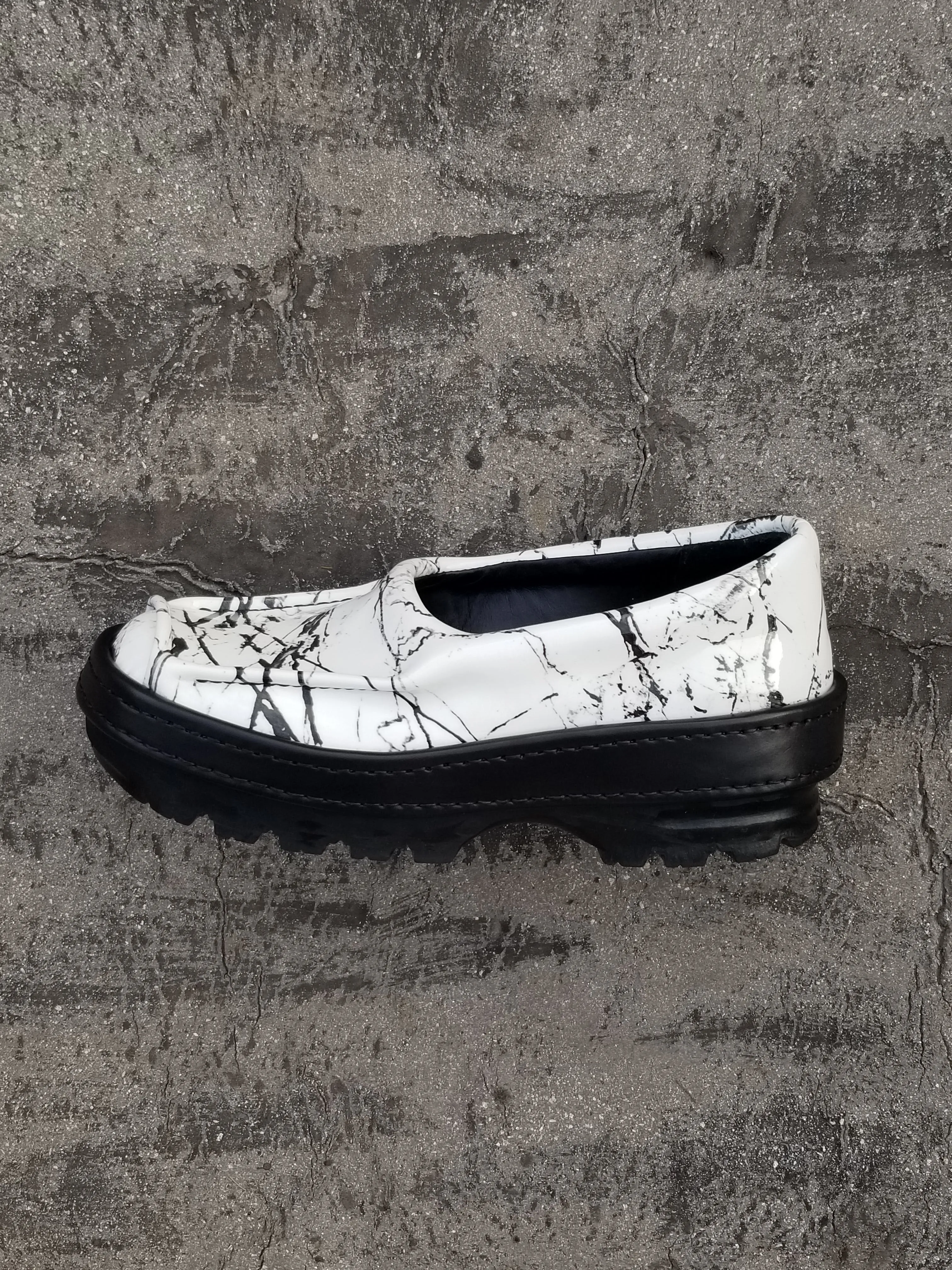 Moccasins in Marble