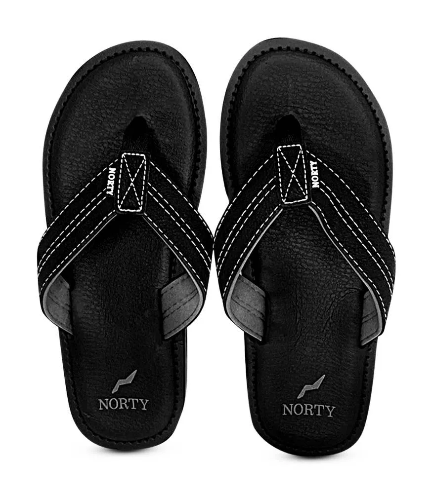 Norty MEN'S 8-13 ARCH SUPPORT SANDAL BLACK   11191