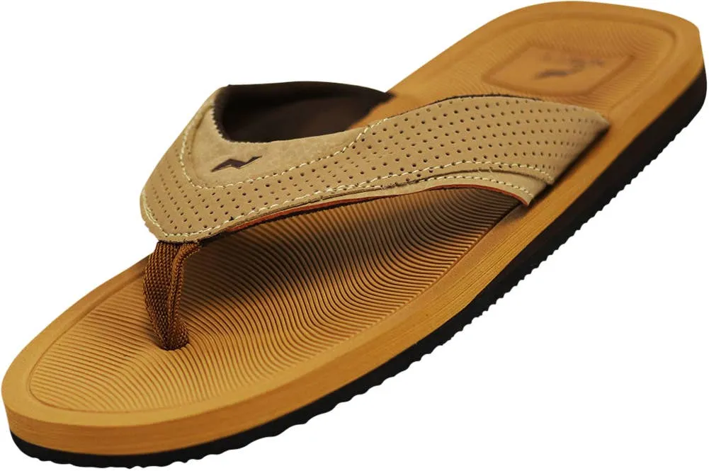 Norty Mens Arch Support Sandal Tan Brown   11172
