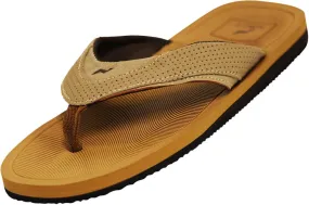 Norty Mens Arch Support Sandal Tan Brown   11172